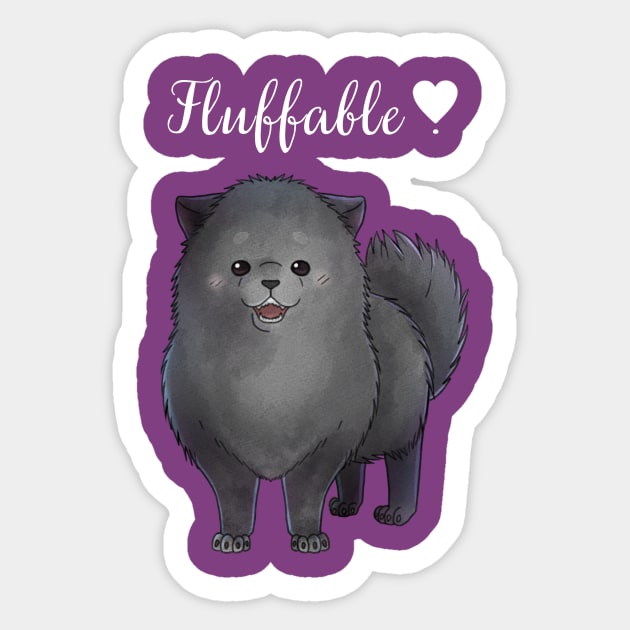 Fluffable! Sticker by Yunuyei's Store